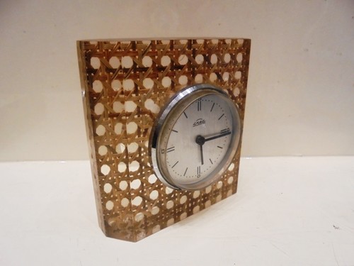 Orologio tavolo paglia - tavolo, in