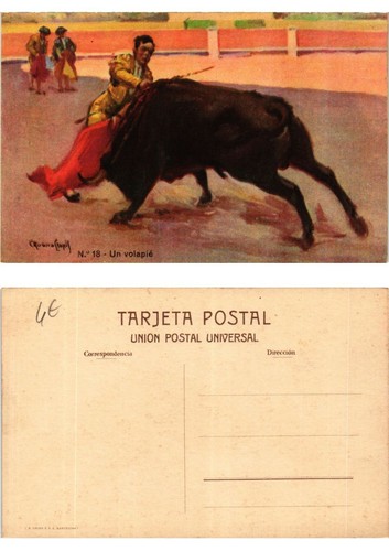 Cpa bullfighting un - cpa, ak