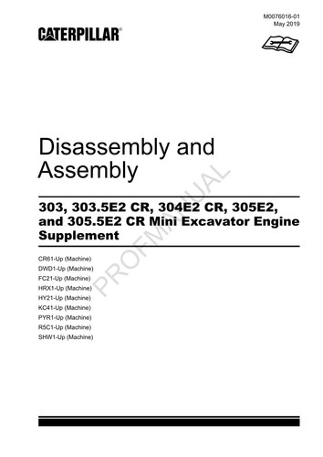 Caterpillar 305e2 305 5e2 - 305e2, cr