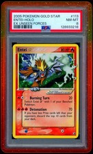 PSA 8 Entei Gold Star 113/115 EX Unseen Forces Pokemon Card MINT