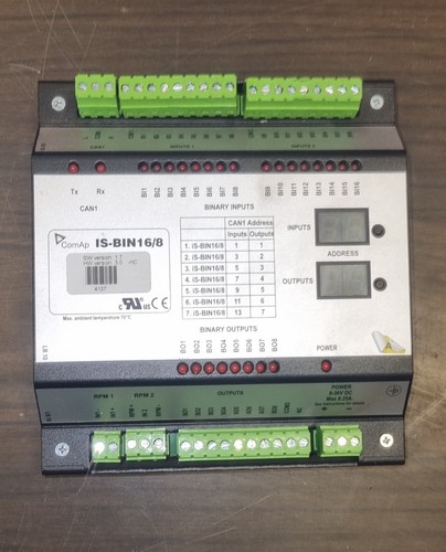 Comap bin gas control - 16/8,