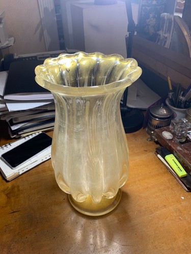 Vaso vetro murano con - vaso,