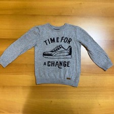 Mayoral 6 Anni Maglia Maglioncino Maglione Manica Lunga Grigio Casual Sportivo