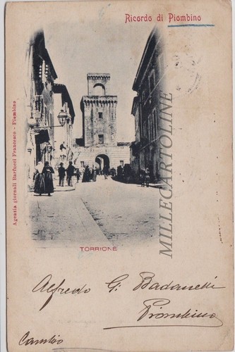 Piombino torrione 1900 - piombino:,