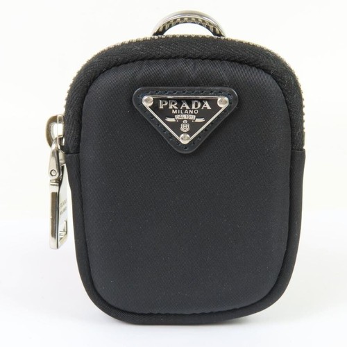 Prada triangolo logo nylon - logo,