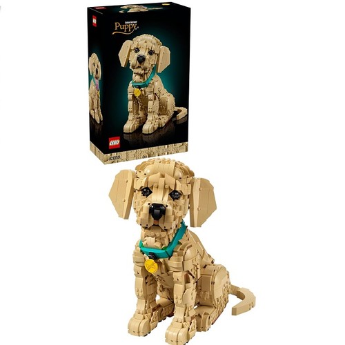 Lego icons cucciolo golden - lego, di