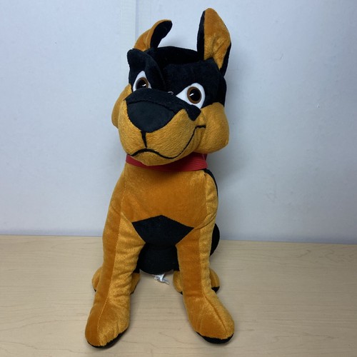 Doberman pinscher plush dog - doberman,