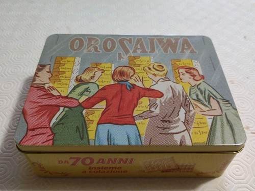 Scatola latta oro saiwa da - oro,