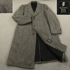 VINTAGE Cappotto Tweed Uomo