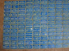 Targa metallo vanità