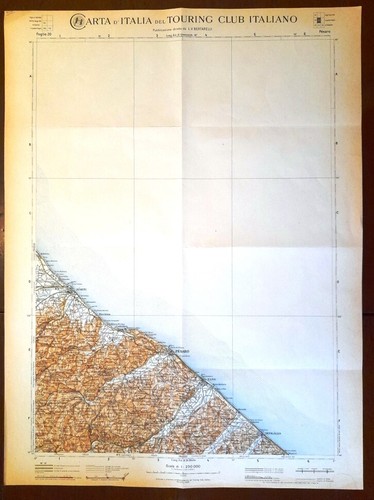 Carta geografica antica rimini - geografica,