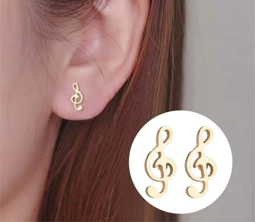 Orecchini chiave musica - , donna