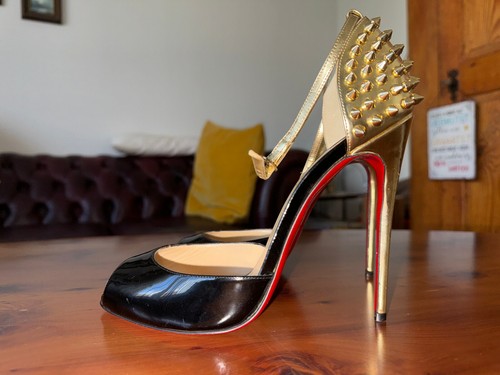 Louboutin pina spike 120 nero - louboutin,