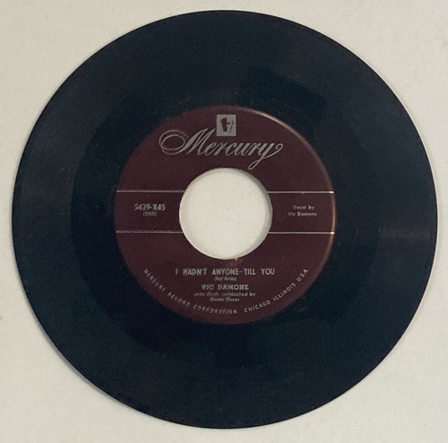 Vic damone rpm record - damone,