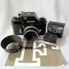 NIKON F Black Photomic FTN 50/2 Nikkor H, hood, manual, Waist Level finder EX+++