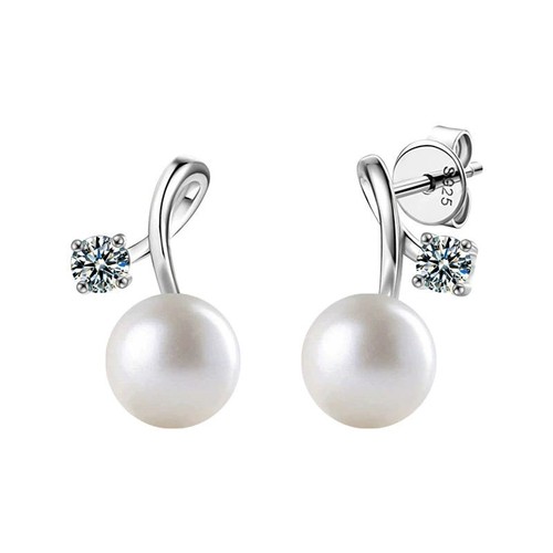 Orecchini luce perla nodo - luce, a