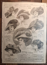 CAPPELLI  X SIGNORA -MILANO PRIMI 900 LISTINO PREZZI-N.55