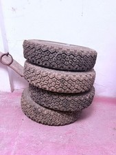 4 Pneumatici gomme per auto 135SR13 con cerchi