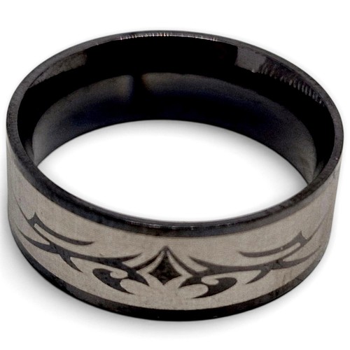 Anello acciaio inox uomo