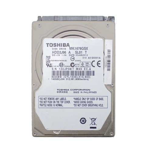 Toshiba mk1676gsx hard disk - mk1676gsx,