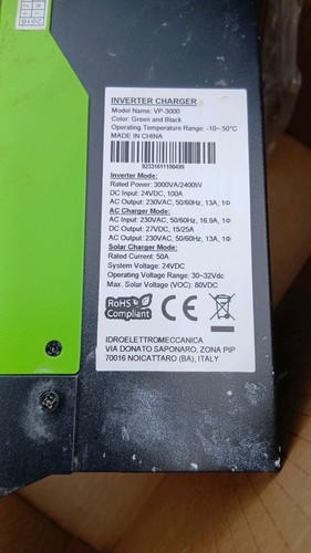 Inverter 24v 220v onda pura - 220v,