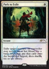 MTG PATH TO EXILE FOIL ITALIAN EXC - SENTIERO DELL'ESILIO - FNM - MAGIC