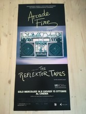 ARCADE FIRE THE REFLECTOR TAPES Locandina originale film musicale 12x27" Kahlil Joseph