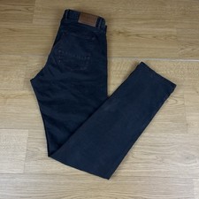 Jeans uomo Massimo Dutti slim fit cotone extrafine nero grigio lavaggio W32 L34