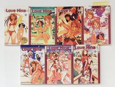Lotto 14 Love Hina Vol 1-14 Set Completo Lotto Manga Inglese Ken Akamatsu Ecc Condt