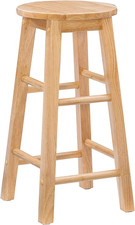 Sgabello da bar naturale con