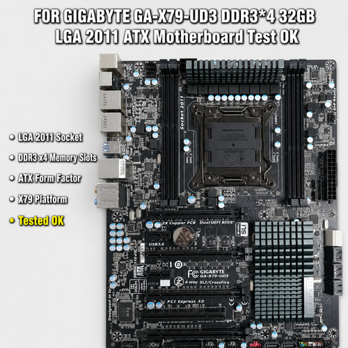 Per gigabyte x79 - per, ddr3*4