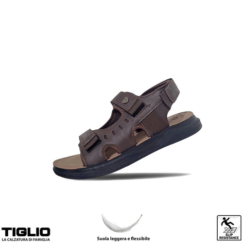 Sandali uomo tiglio tradizione - tiglio,