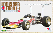 TAMIYA 1/12 LOTUS 49B FORD F1 kit mokel plastica auto da corsa grande scala serie 4