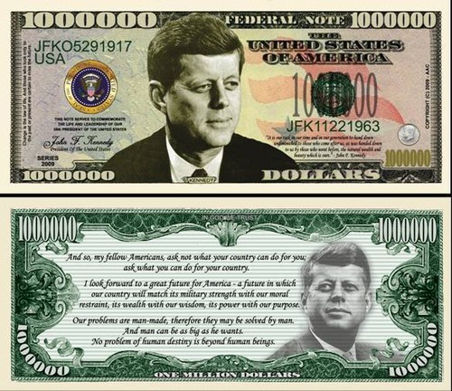 Jfk kennedy banconota - kennedy,