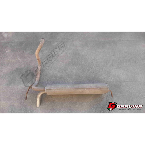 Marmitta silenziatore scarico - silenziatore,