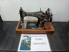 Macchina Da Cucire Singer A Manovella Primi 900 Funzionante Matricola Y1925361