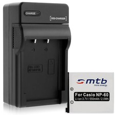Batterie NP-60 + Caricatore