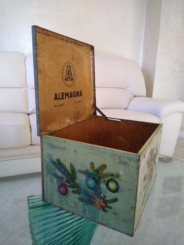 Alemagna antica scatola - , latta