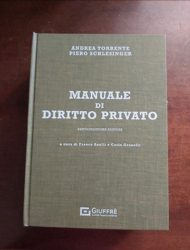 Manuale diritto privato - manuale, di