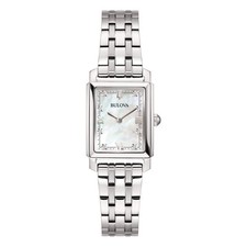 Orologio Donna Bulova Sutton Tank Diamonds Ref. 96P244 Rivenditore Autorizzato