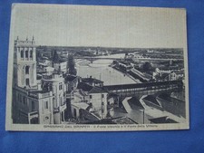 VECCHIA CARTOLINA BASSANO DEL GRAPPA-PONTE VECCHIO-PONTE DELLA VITTORIA-VIAGGIAT