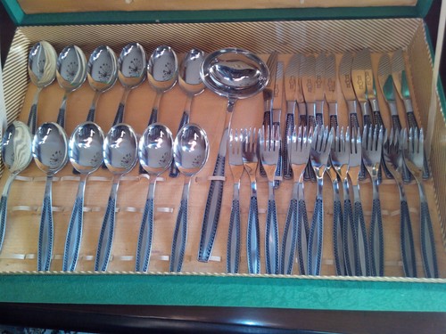 Servizio posate inox acciaio - servizio,