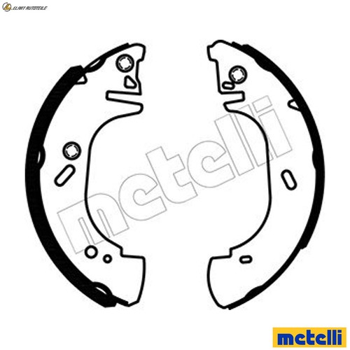 Kit ganasce freno 0123 per - ganasce,