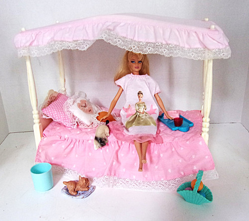 Letto baldacchino barbie - baldacchino,