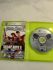 Guitar Hero II (Microsoft Xbox 360, 2007) CIB completo con manuale testato funzionante
