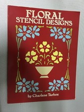 LIBRO FLORAL STENCIL DESIGNS FIORI FLOREALI FLOWERS TARBOX 