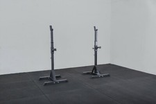 HOME ADJUSTABLE RACK SQUAT KINGS BOX USATO NERO SOLLEVAMENTO PESI BODY BUILDING 