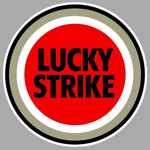 Lucky strike sticker vinyle - strike,