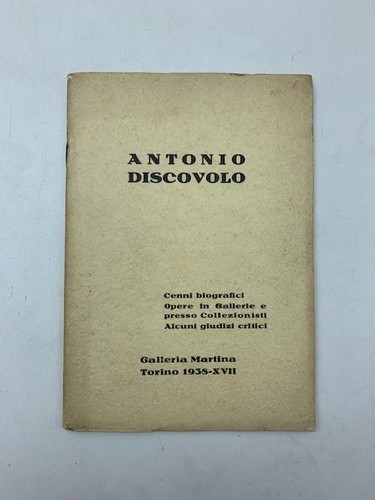 Antonio discovolo cenni - discovolo.,