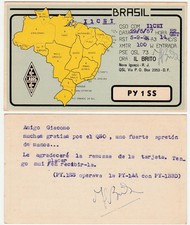 RADIOAMATORE - RADIO CARD - RADIO AMATEUR - NOVA IGUACU' - BRASIL -23425-